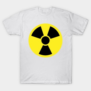 Nuclear radiation sign, nuclear warning symbol - radiation, energy, atomic power T-Shirt